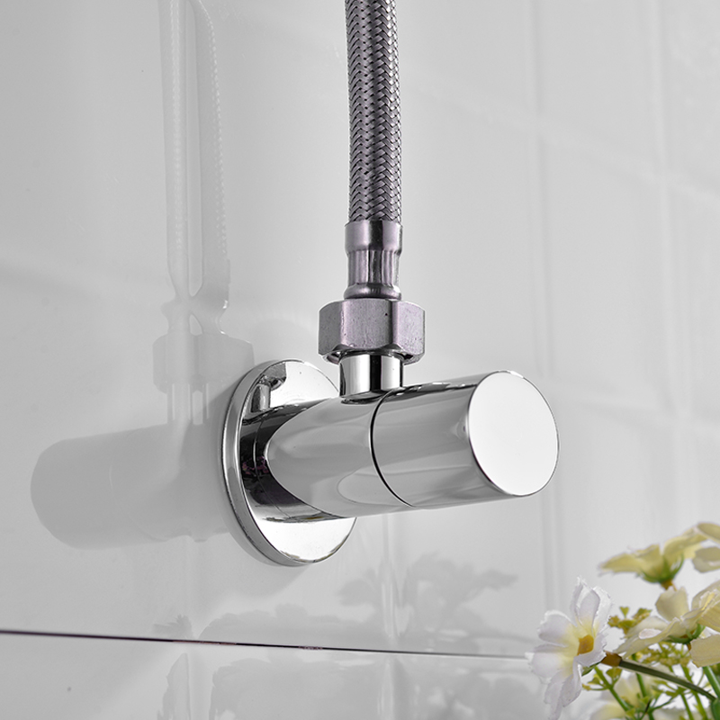 Brass Angle Valve Chrome Black - Toilet Fill Valve recension och pris
